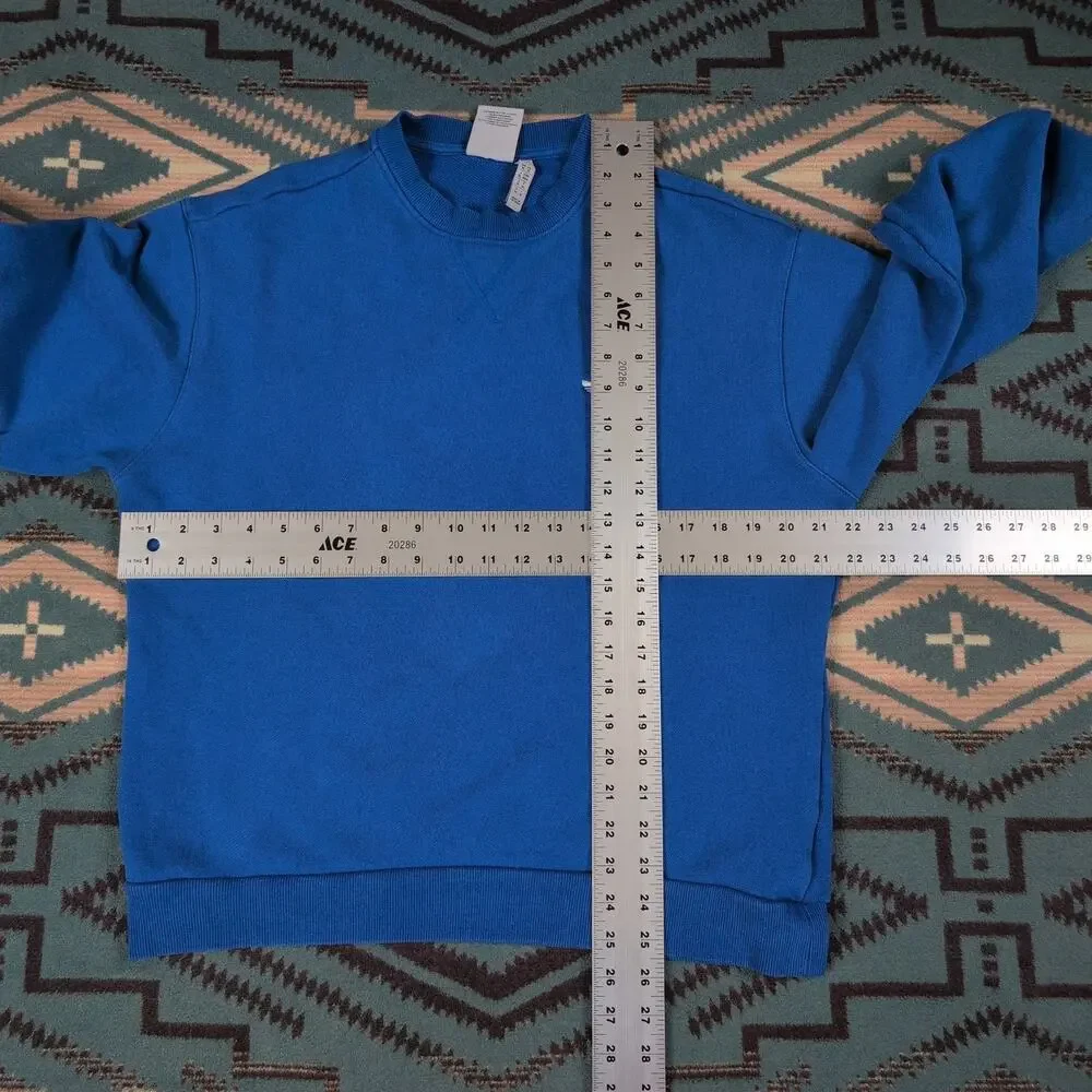 Adidas Originals Shmoofoil Crewneck Sweatshirt Blue Medium Skateboard Streetwear
